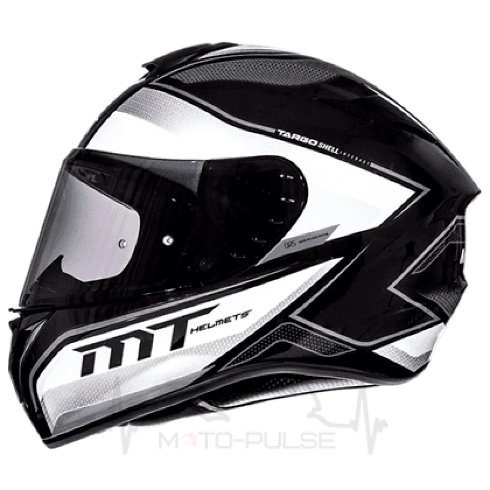 Мотошлем Интеграл MT Targo Interact White/Black/Grey (Размер: L)