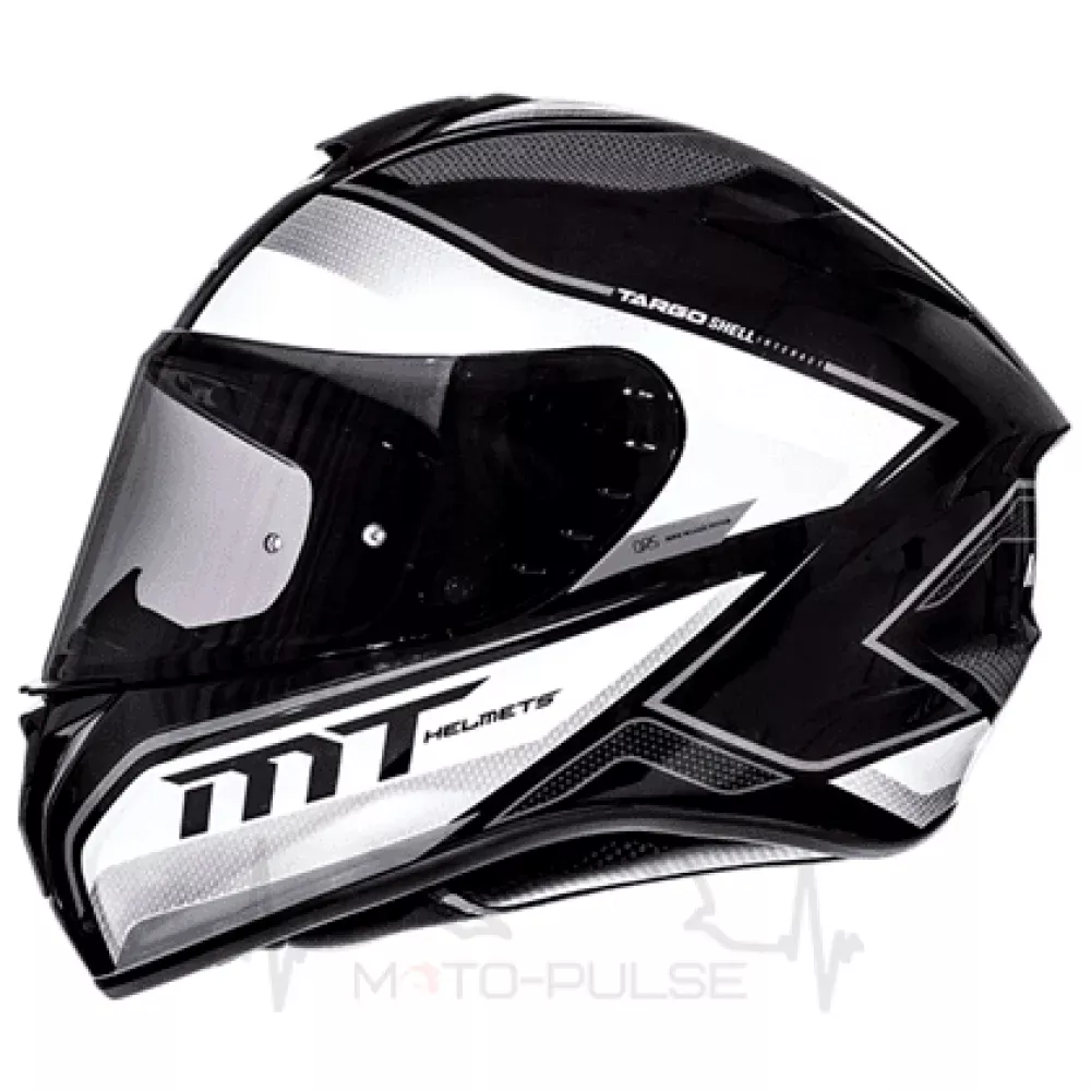 Мотошлем Интеграл MT Targo Interact White/Black/Grey (Размер: XS)