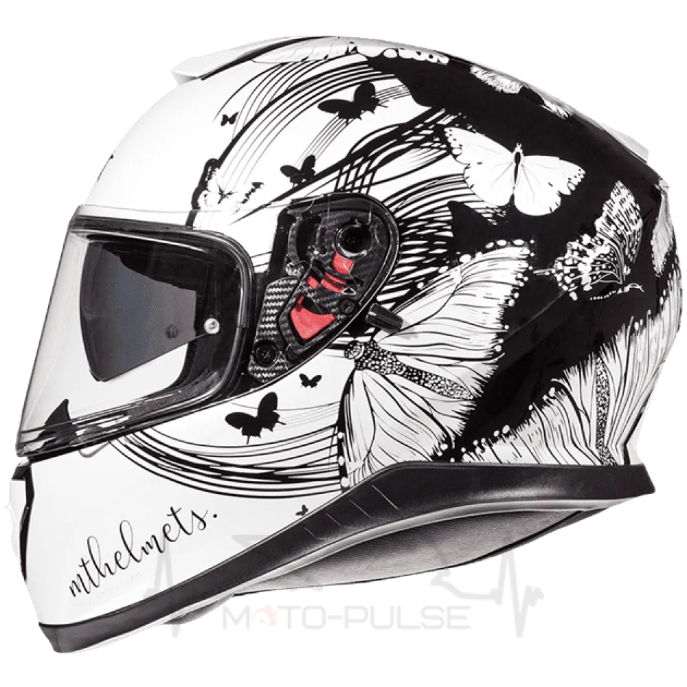 Мотошолом MT Helmets THUNDER 3 SV VLINDER gloss pearl white