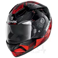 Мотошлем Интеграл Shark Ridill 1.2 MECCA black/red/silver (L) HE0537EKRS