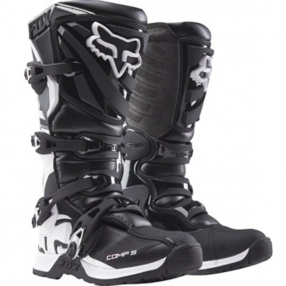 Детские мотоботы FOX Comp Youth Boot (BLACK) (4)