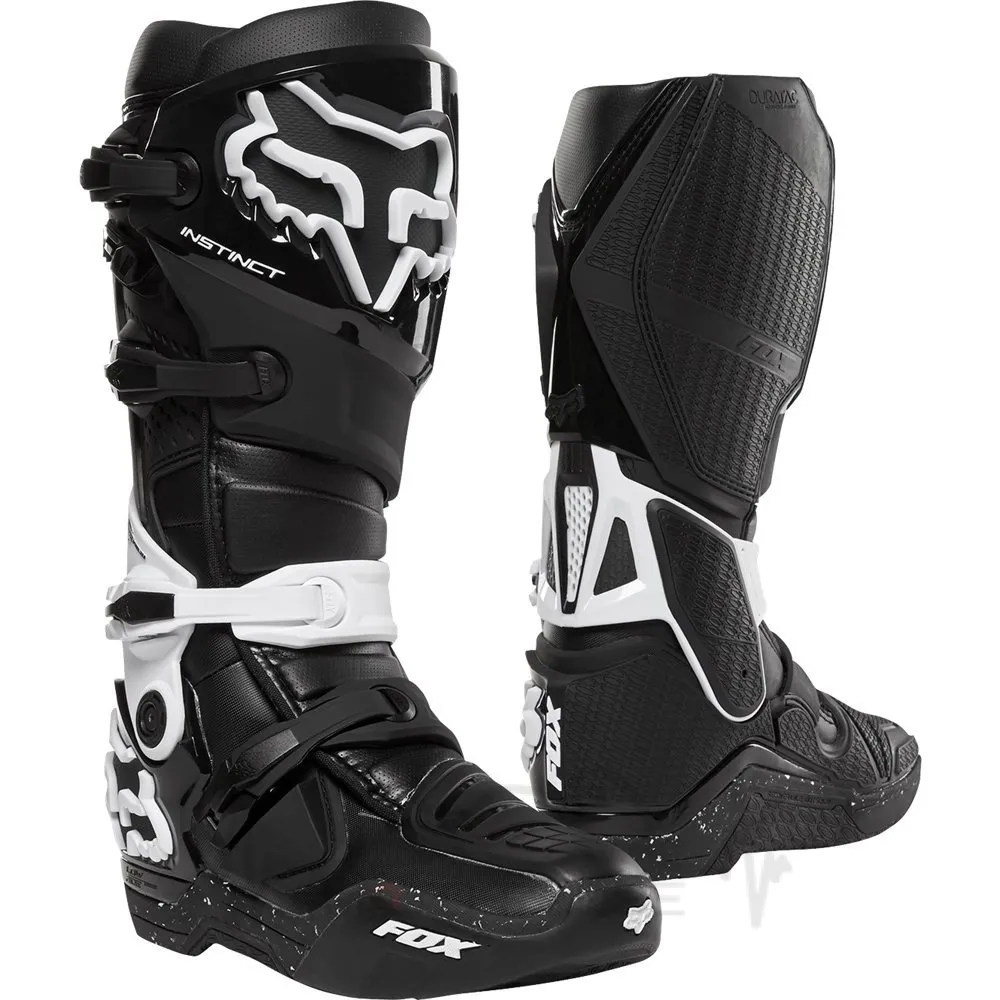 Мотоботы Кросс/Эндуро FOX Instinct Boot BLACK/WHITE (Size:M11/45)