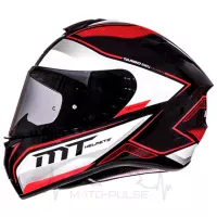 Мотошлем Интеграл MT Targo Interact White/Black/Red (Размер: XL)