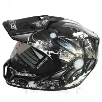 Мотошлем Dual-sport Nenki MX-310 BLACK WHITE L