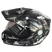 Мотошлем Dual-sport Nenki MX-310 BLACK WHITE L
