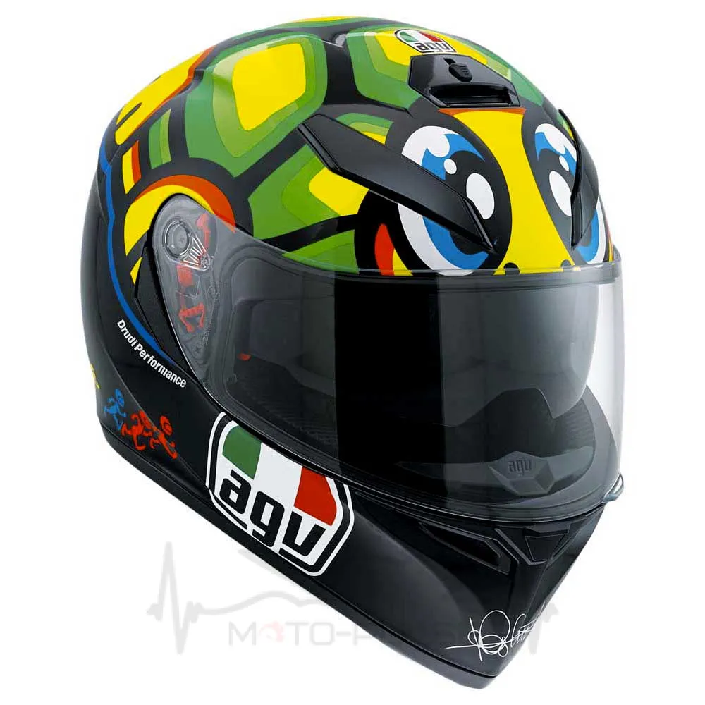  Мотошлем AGV K-3 SV Tartaruga 2.0 L, Black Green Yellow) MD