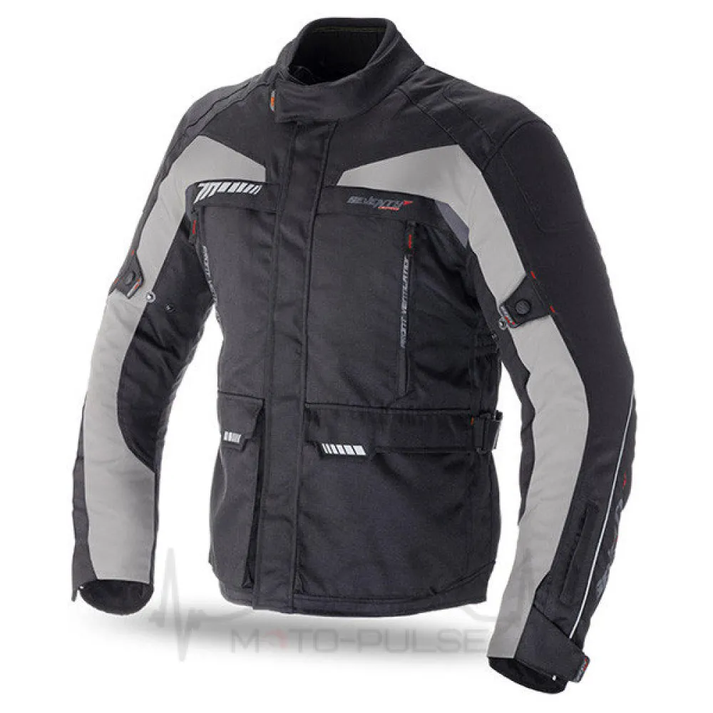 Мотокуртка текстиль SD-JT41 Black/Grey (M)