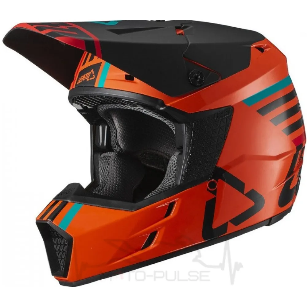 Мотошлем Кросс/Эндуро LEATT GPX3.5 Orange (S)