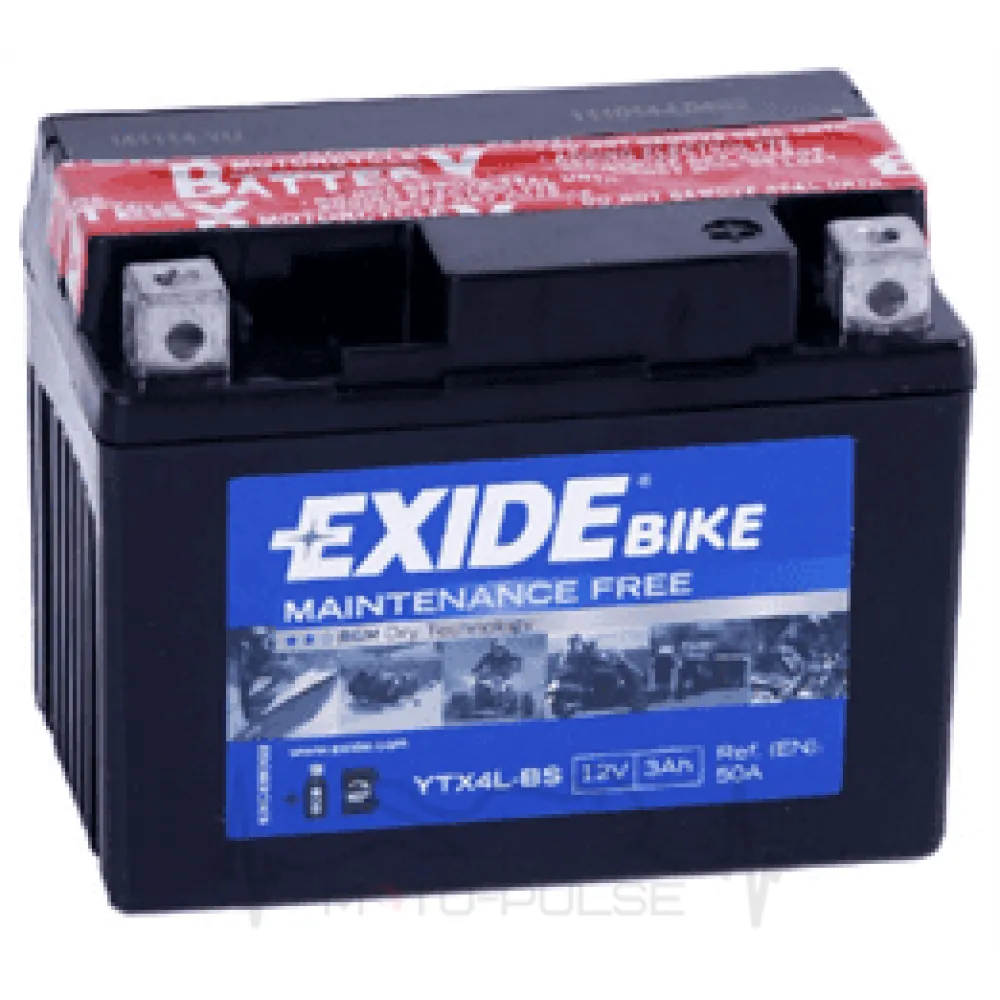 АКБ 4А EXIDE ETX4L-BS = YTX4L-BS