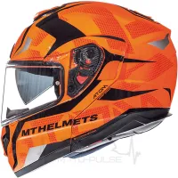Мотошолом Flip-up MT Atom Divergence Orange/Black (XS)
