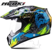 Мотошлем Dual-sport Nenki MX-310 BRIGHT BLACK YELLOW L