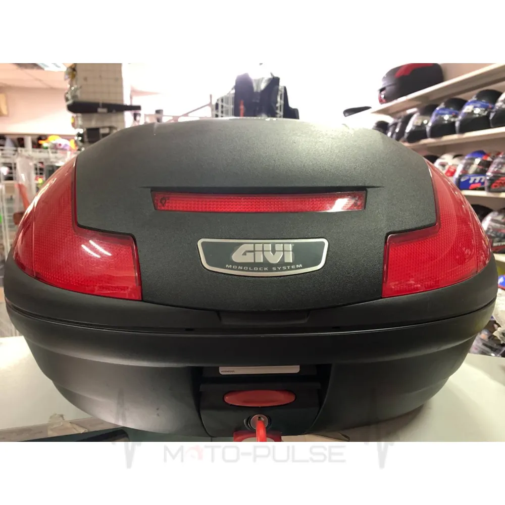 Кофр центральный  Givi E450 Simply 2 E4500N, 45л, Black Red