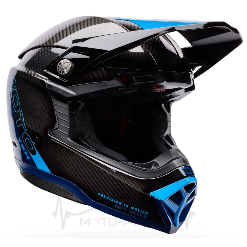 Шолом BELL MOTO-10 Spherical Helmet - STRIKE [Blue], L