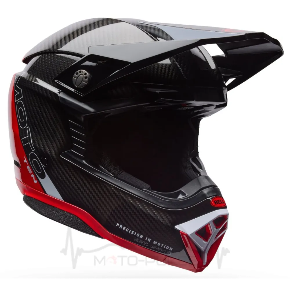 Шолом BELL MOTO-10 Spherical Helmet - STRIKE [Red], L
