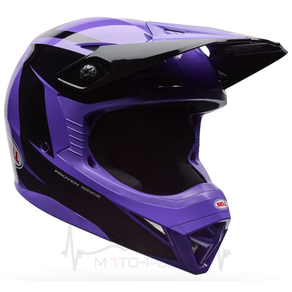 Шолом BELL MX-10 Helmet - TALON [Purple], L