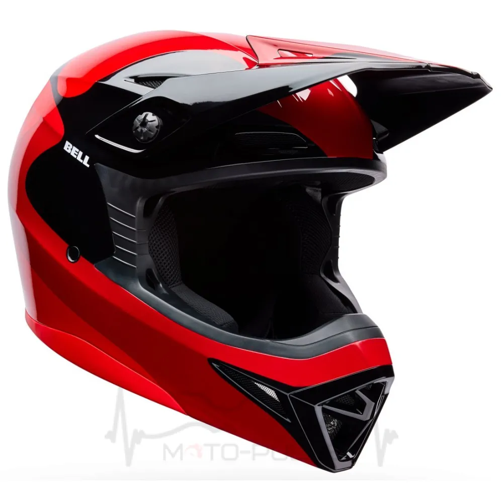 Шолом BELL MX-10 MIPS® Youth Helmet - WAVE [Red], YM