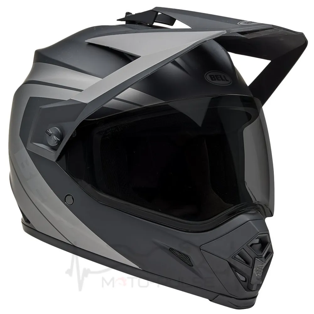 Шолом BELL MX-9 Adventure Helmet - BLACKOUT [Grey], M