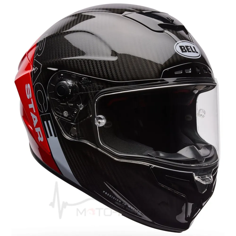 Шолом BELL RACESTAR DLX Flex® Helmet - STRIKE [Red], M
