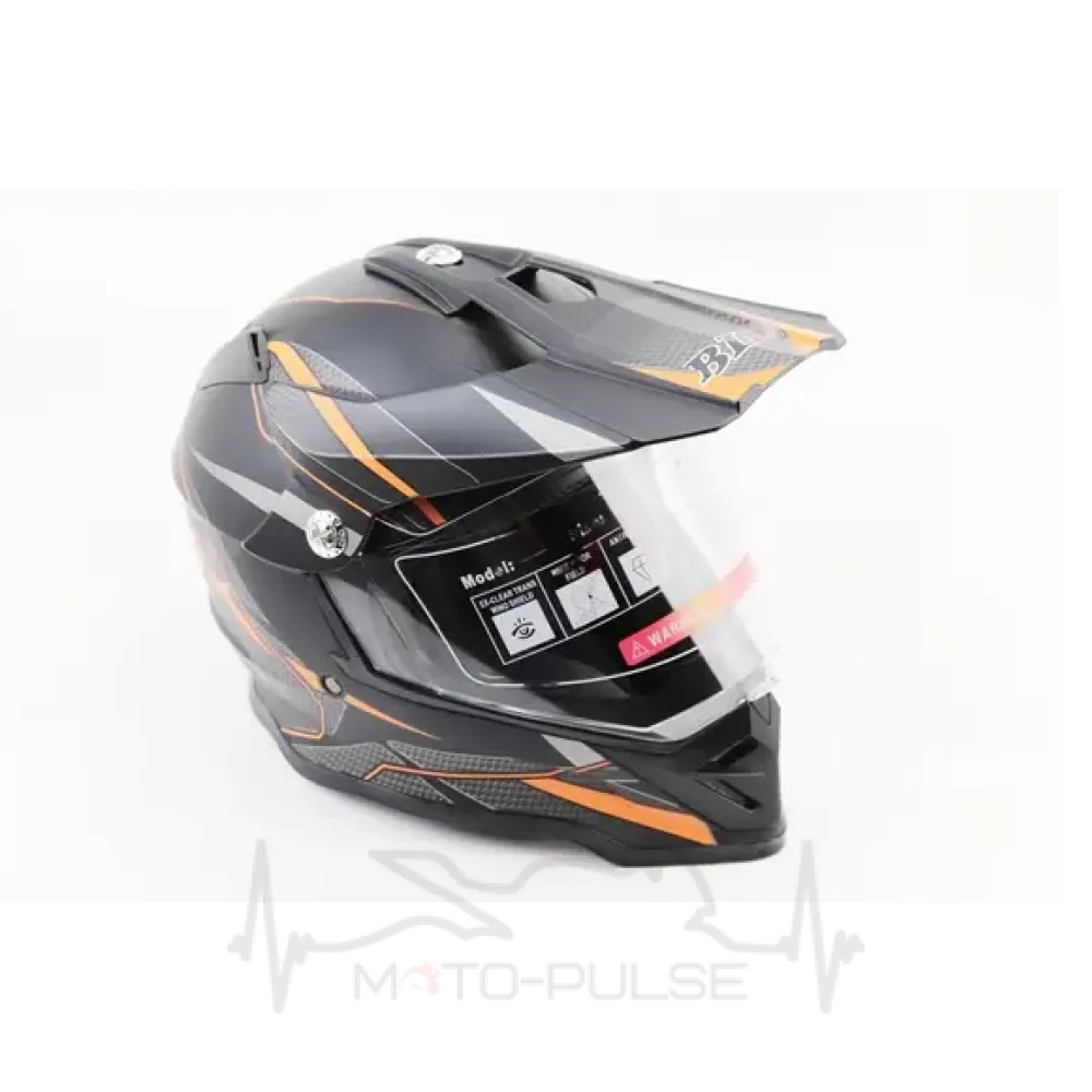 Мотошлем Dual-sport BLD 819-7, (M) Orange