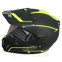 Мотошлем Dual-sport Nenki MX-310 MATT BLACK YELLOW M