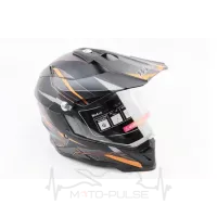 Мотошлем Dual-sport BLD 819-7, (M) Orange