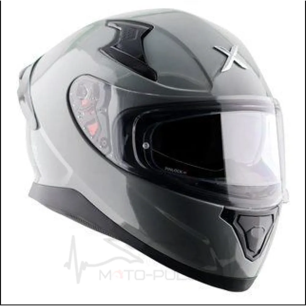Мотошолом AXOR Apex SC (Холодний сірий) L