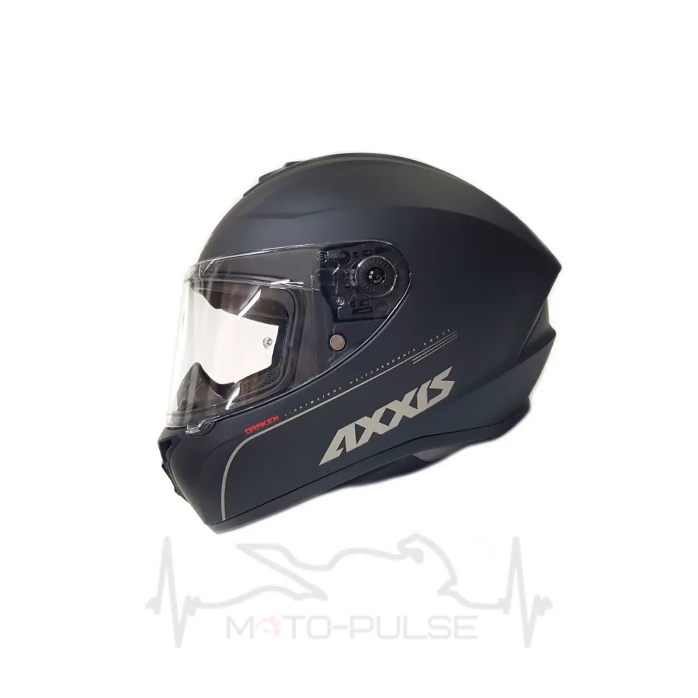 Мотошолом AXXIS DRAKEN S V.2 Solid Matt Black XXL