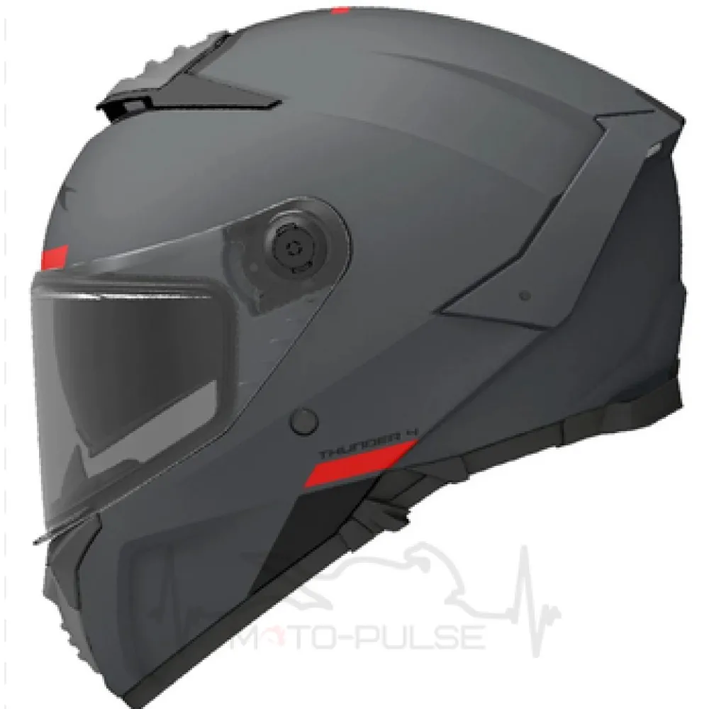 Мотошлем MT Thunder 4 SV A12 Gris матовый серый (L)