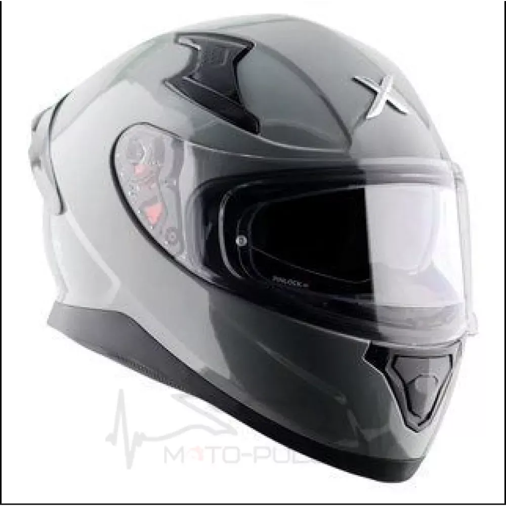 Мотошолом AXOR Apex SC (Холодний сірий) M