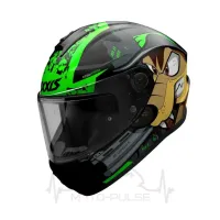 Мотошолом AXXIS DRAKEN S S Cosa Nostra B6 S Green