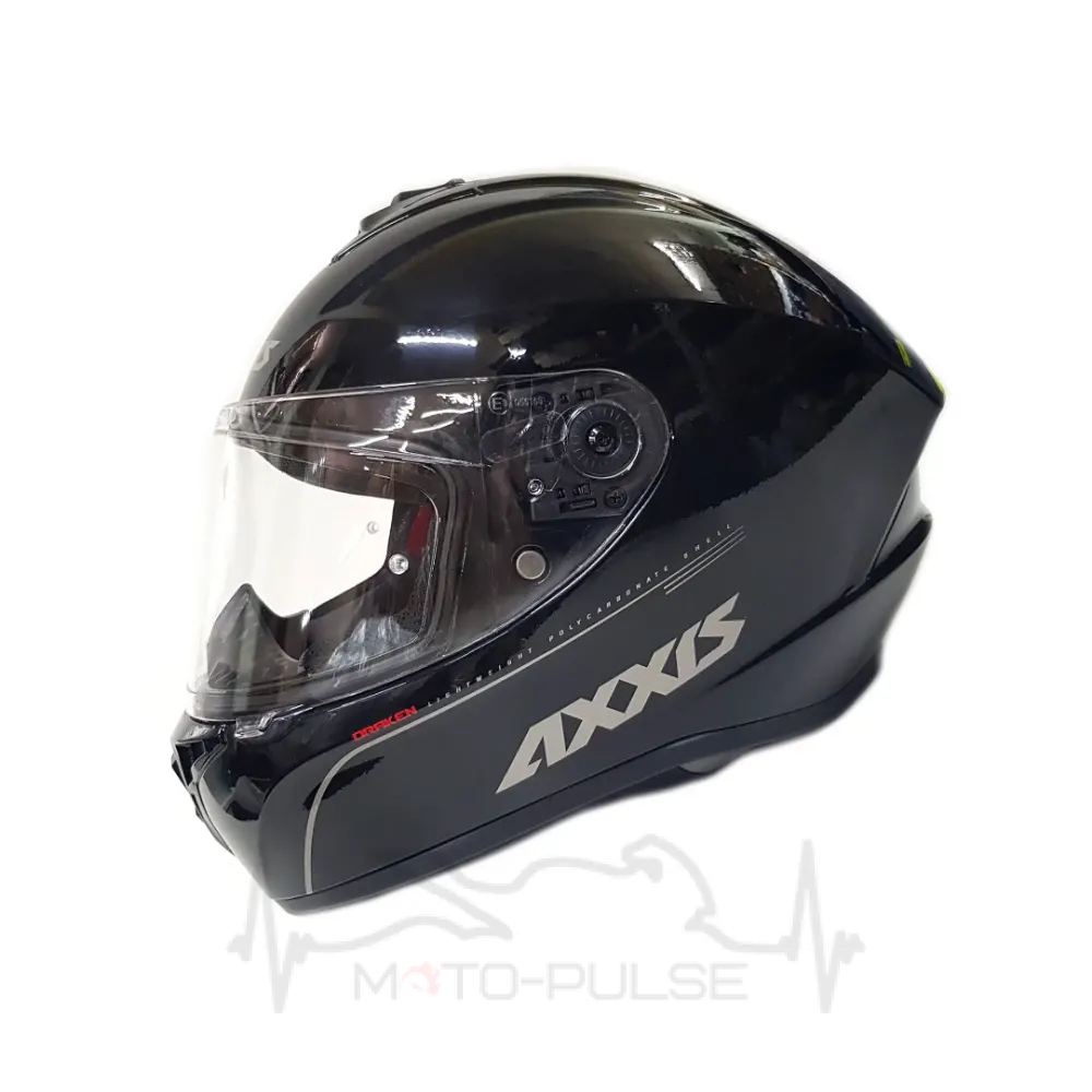 Мотошолом AXXIS DRAKEN S V.2 A11 Black L