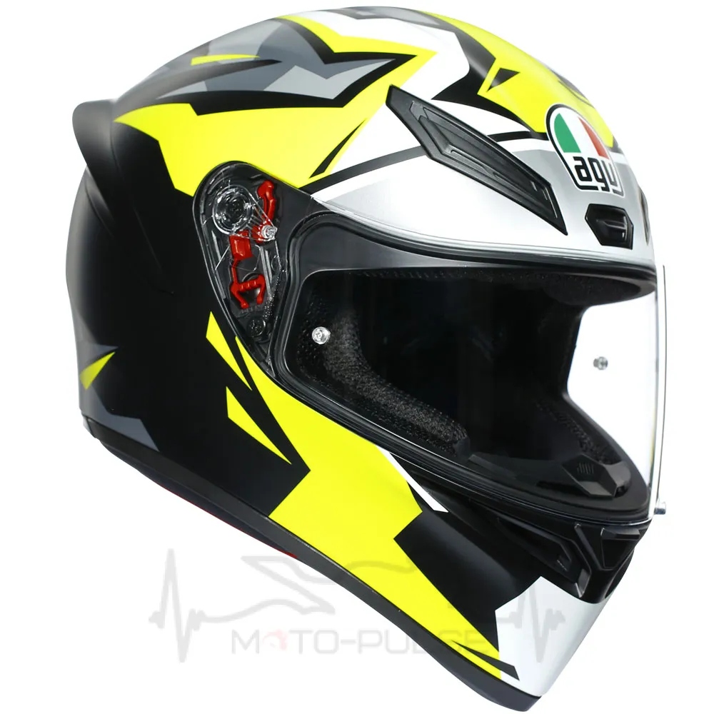 Мотошлем Интеграл AGV K-1 Mir 2018 (0281A110-004,S, Black Grey Yellow Matt) MD