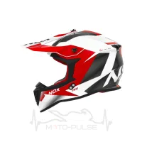 Мотошолом NOX N633 Fusion White/Red L