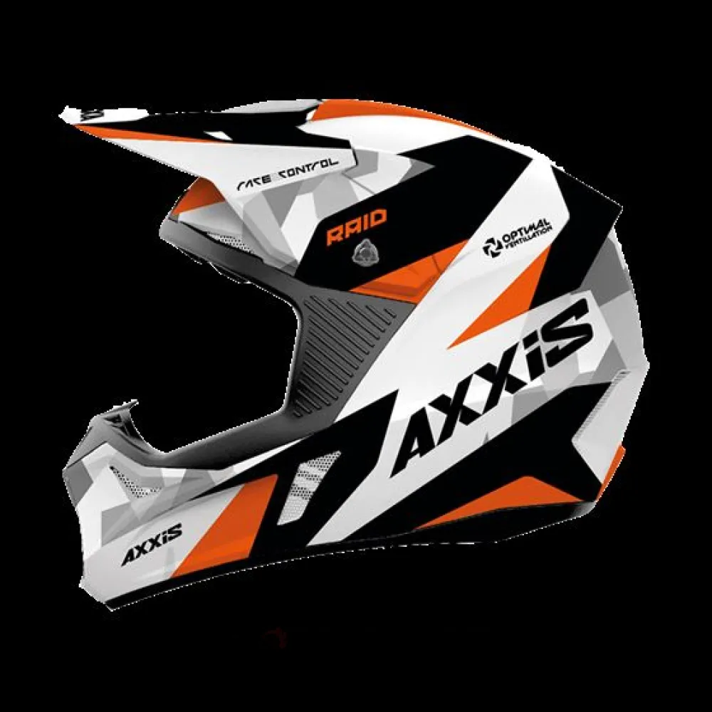 Мотошлем Кросс/Эндуро  FOX Replica Black/Orange (L)