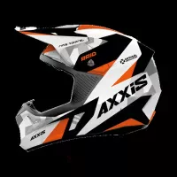 Мотошлем  FOX Replica Black/Orange (L)