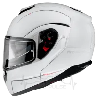 Мотошолом Flip-up MT ATOM SV White L