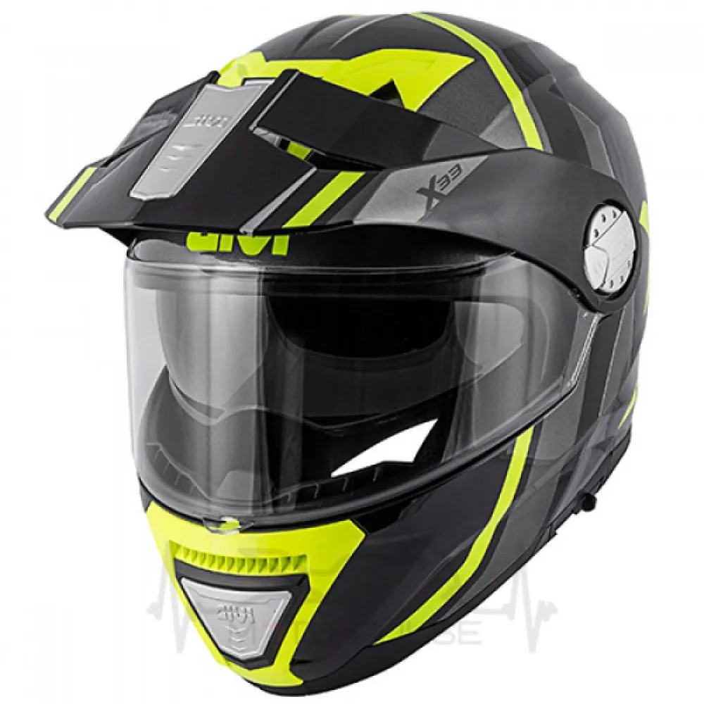 Мотошлем Flip-up Givi X.33 Canyon Division Black Yellow (XL) K