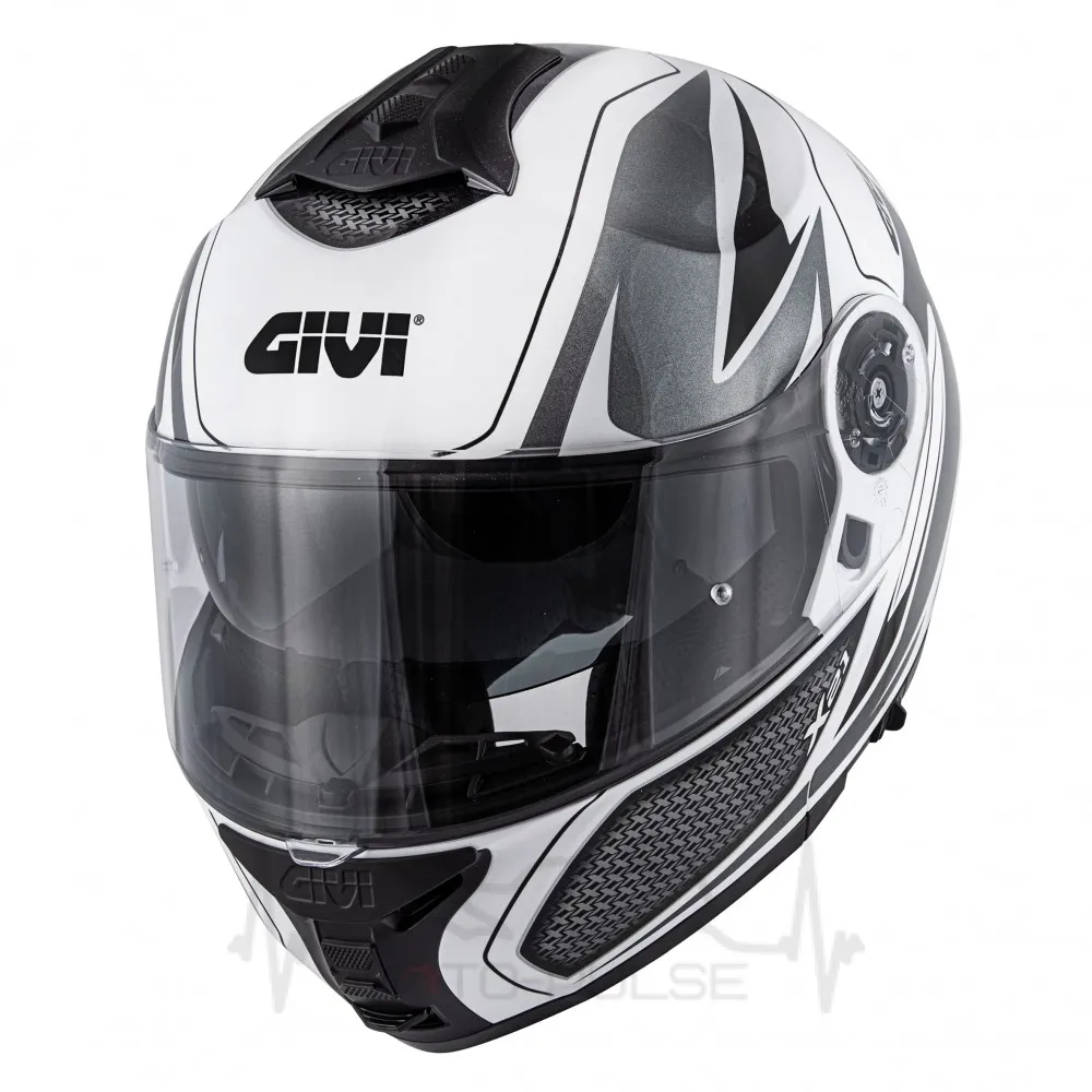 Мотошлем Flip-up Givi X.21 Challenger Spirit (HX21FSRST60, L, Silver Black)