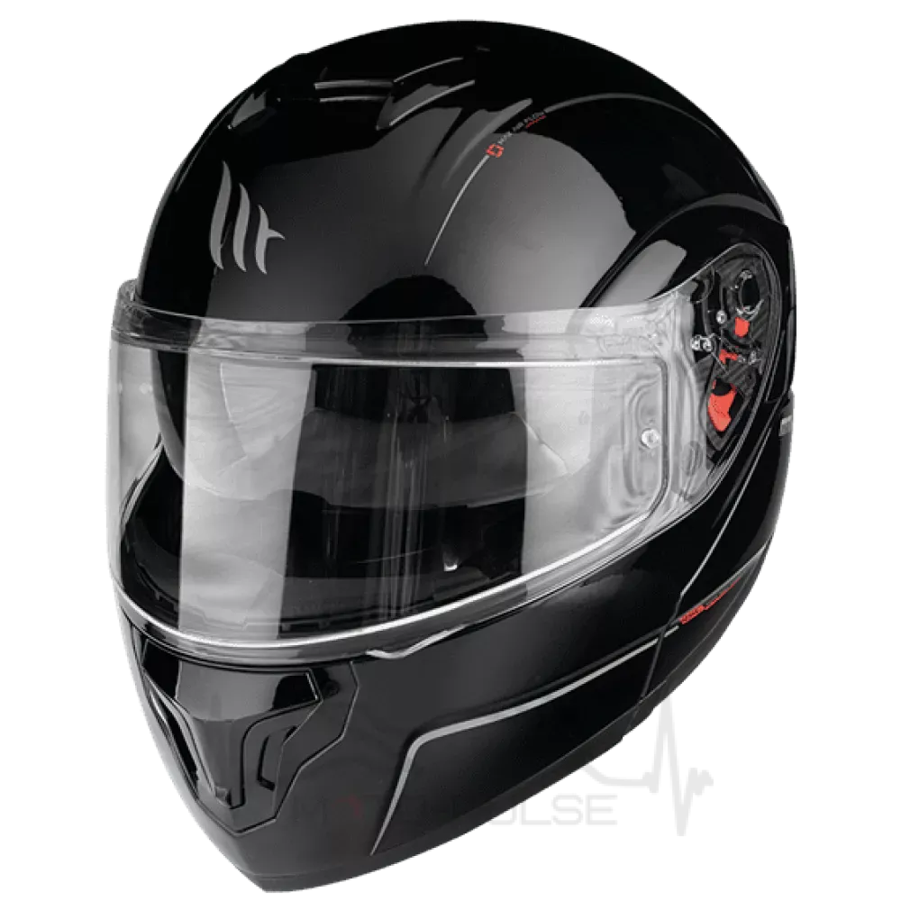 Мотошолом MT Atom Black Gloss (L)