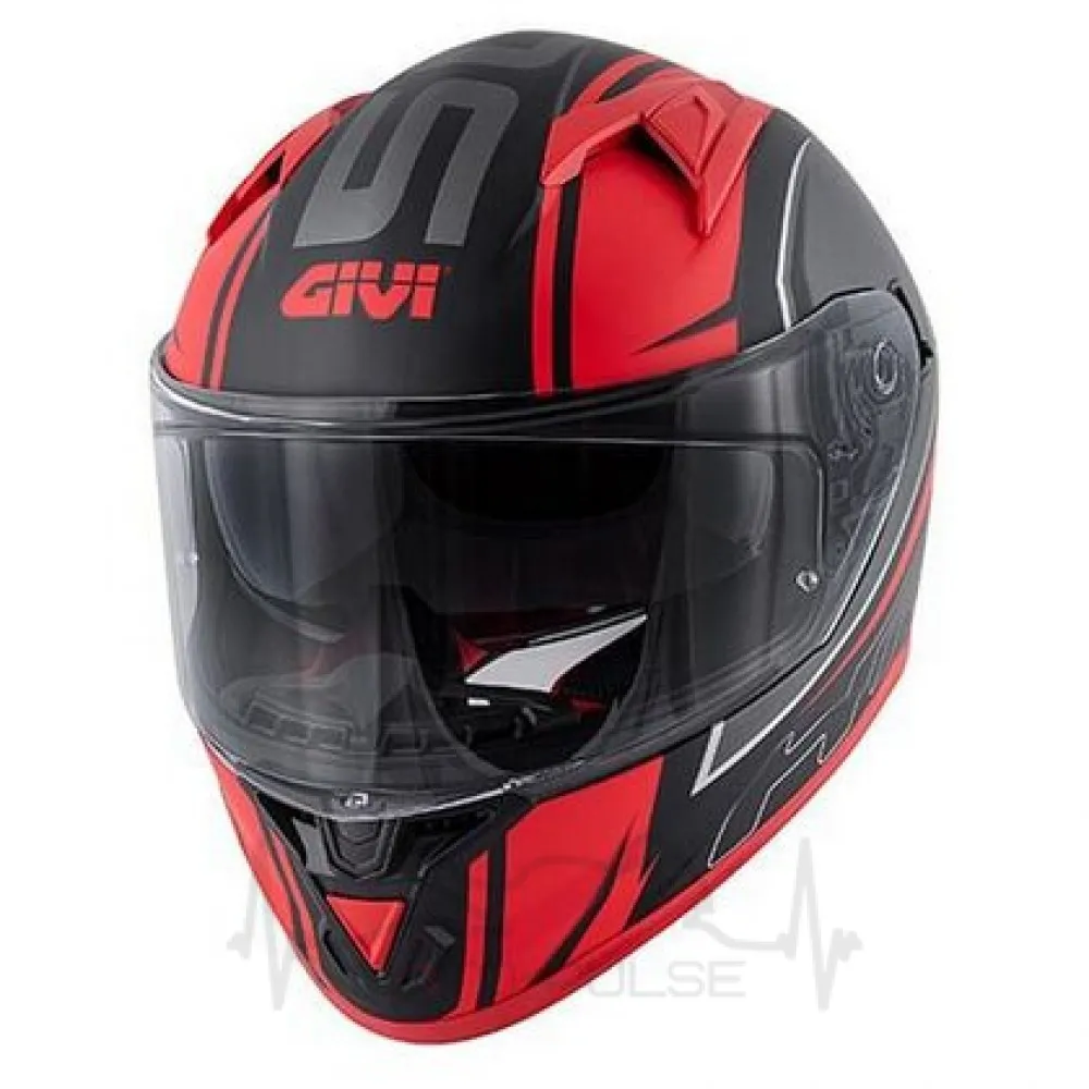 Мотошлем Интеграл  Givi Stoccarda Blades 50.6 (H506FDSBR58, M, Red Black Matt)