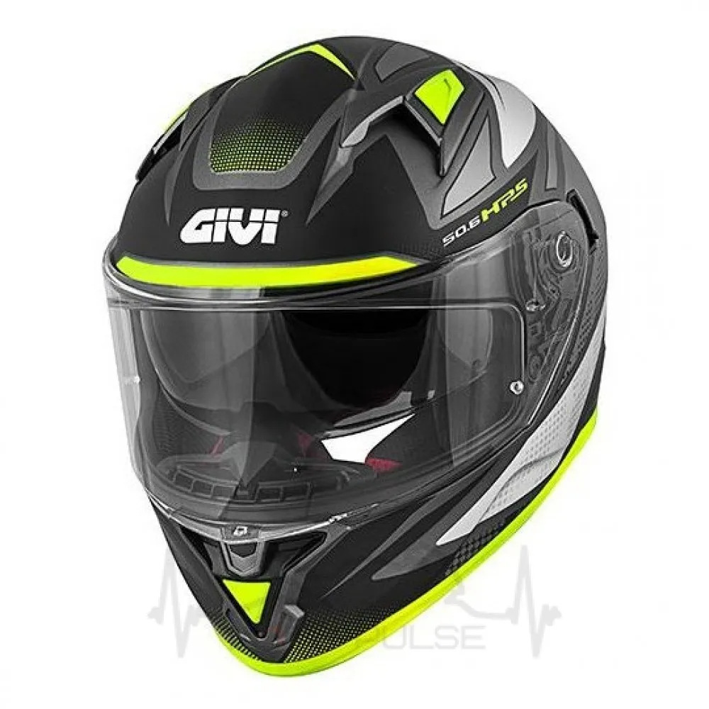 Мотошлем Интеграл  Givi Stoccarda Follow 50.6 (H506FFWTY61, XL, Black Yellow Matt)