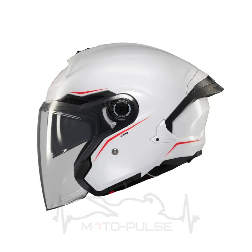 Мотошолом MT Cosmo SV Solid Gloss White L