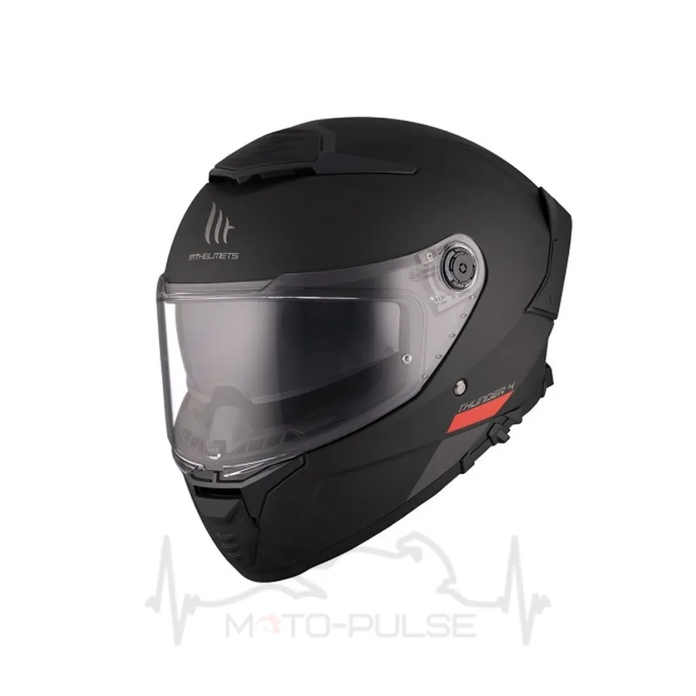 Мотошолом MT Thunder 4 Solid Black matt XXXL