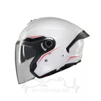 Мотошолом MT Cosmo SV Solid Gloss White L