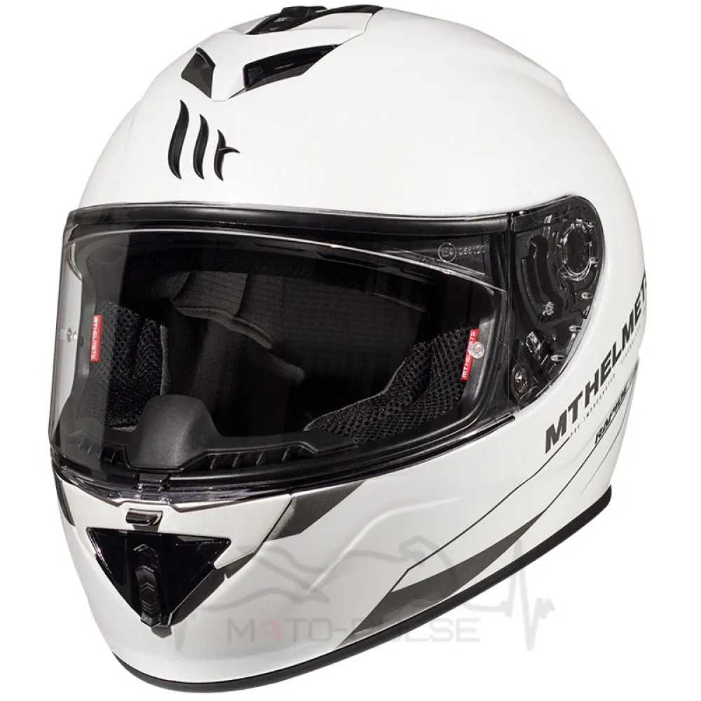 Мотошолом MT Rapide White Gloss ( XL)
