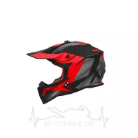 Мотошолом NOX N633 Fusion Matte black/red (XL)