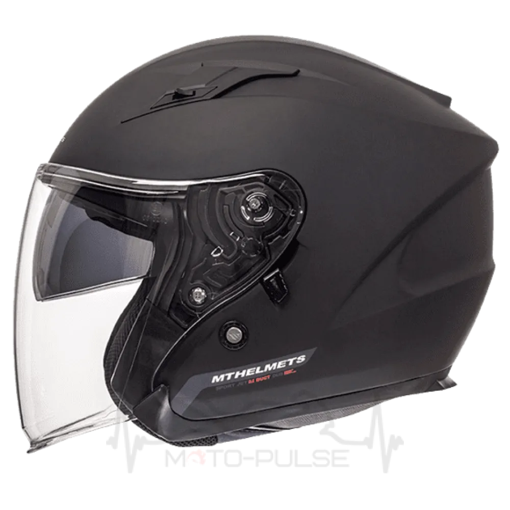 Мотошлем ОткрытыйMT Jet Avenue SV Solid Black Mat (M)