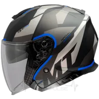 Мотошлем Открытый MT Jet Thunder 3 SV Matt blue (M) MM