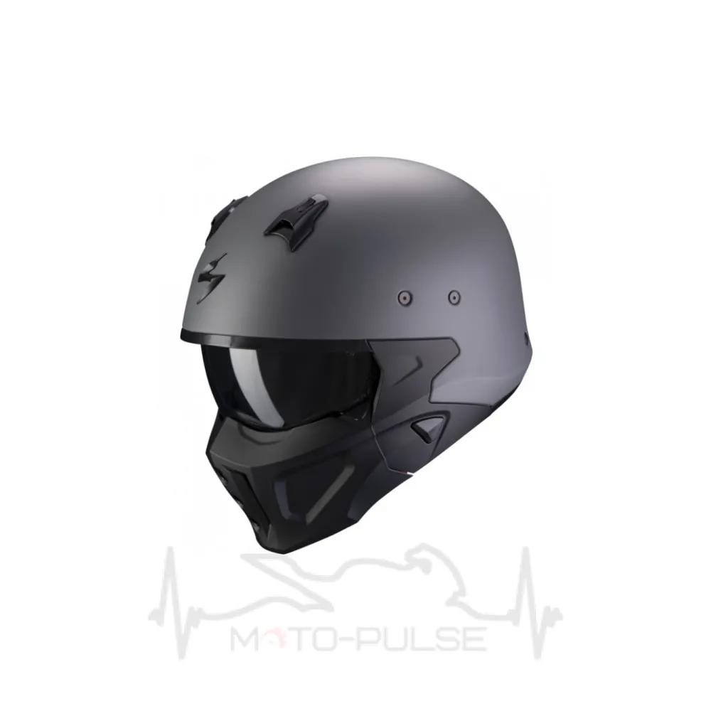 Мотошлем SCORPION COVERT-X cement gray matt "L"