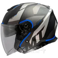 Мотошлем Открытый MT Jet Thunder 3 SV Matt blue (M) MM
